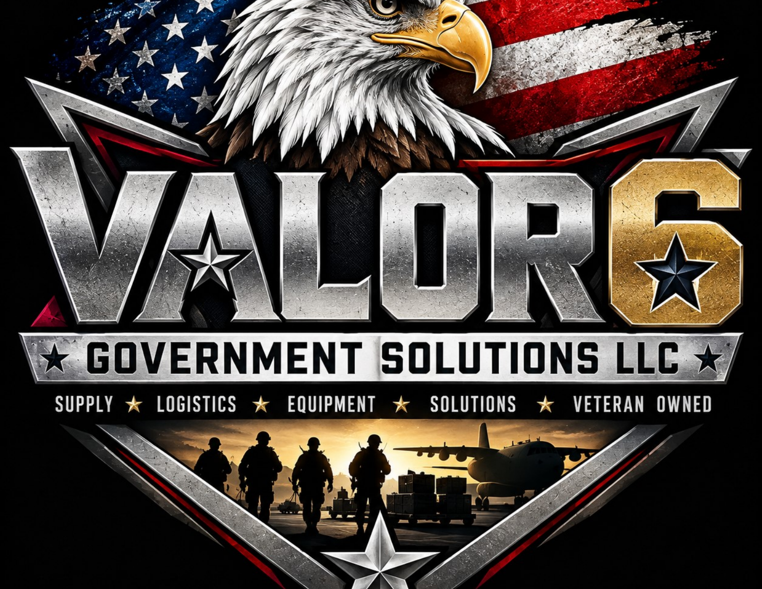 Valor Six Government Solutions logo